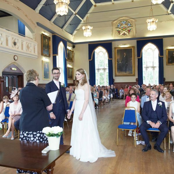 Photo of wedding held in grand main hall