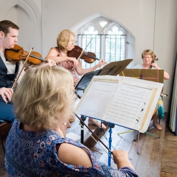 Musicians in the gallery