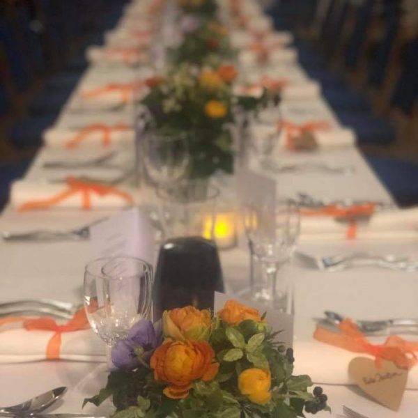 Table display set up for a function